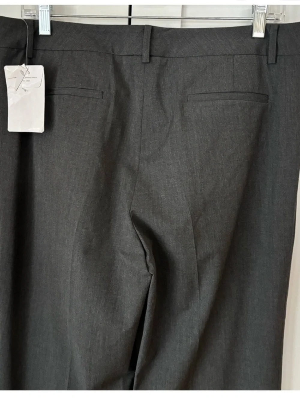 Doncaster NEW Grey Dress Pants Trouser Womens 10 Zip Front Pockets Office Dressy